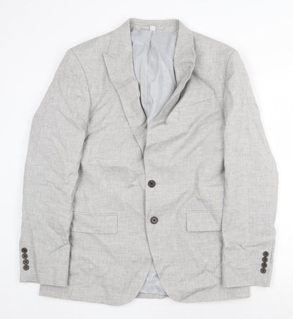 Mens UK Size 40 Marks and Spencer Regular Grey Suit Jacket