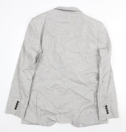 Mens UK Size 40 Marks and Spencer Regular Grey Suit Jacket