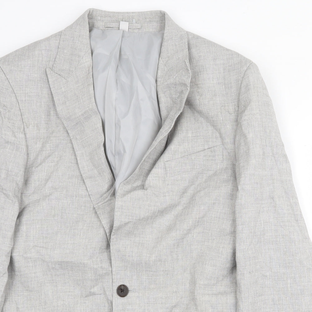 Mens UK Size 40 Marks and Spencer Regular Grey Suit Jacket