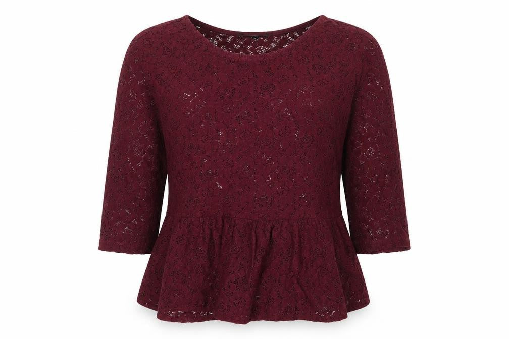 Womens UK Size 10 NEXT Red Basic Blouse