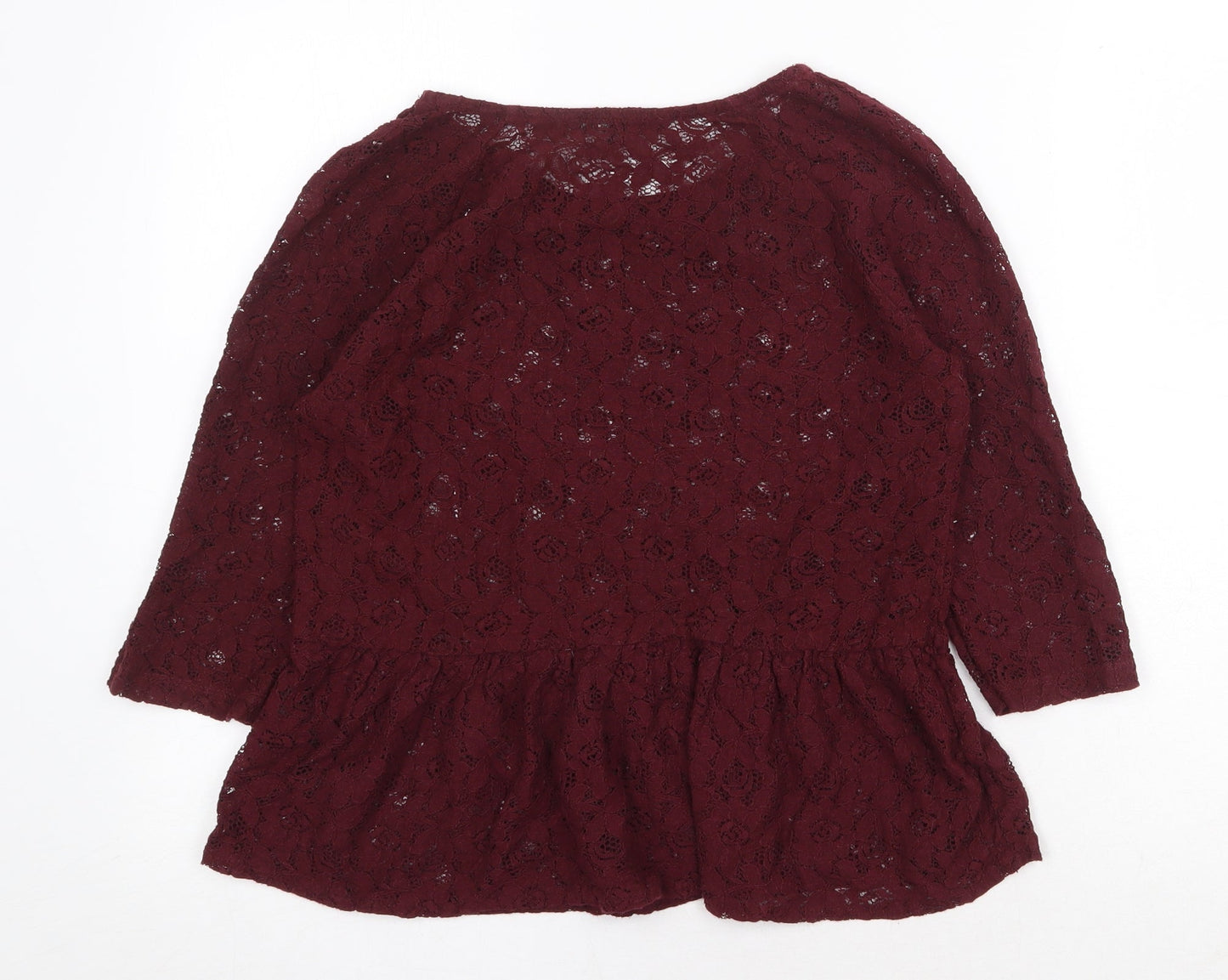 Womens UK Size 10 NEXT Red Basic Blouse