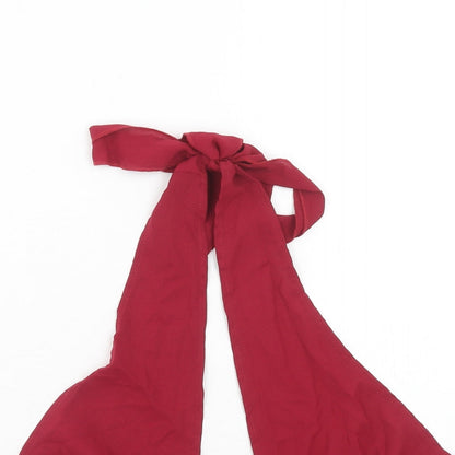 SheIn Womens Red Polyester Cropped Tank Size XS Halter