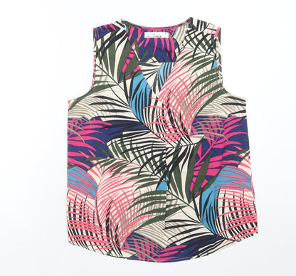 Womens UK Size S Loststock Multicoloured Basic Tank