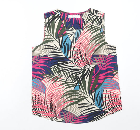 Womens UK Size S Loststock Multicoloured Basic Tank