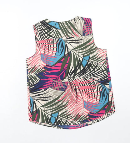 Womens UK Size S Loststock Multicoloured Basic Tank