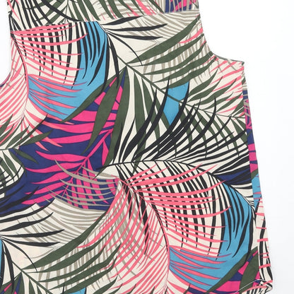 Womens UK Size S Loststock Multicoloured Basic Tank