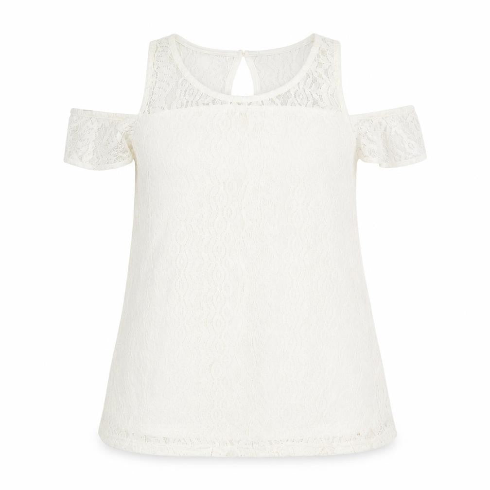 Womens UK Size 6 Primark Ivory Basic Tank