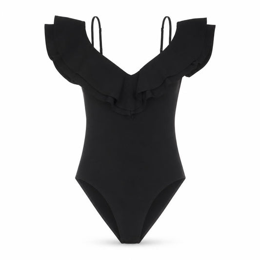 Womens UK Size 8 Miss Selfridge One-Piece Black Bodysuit