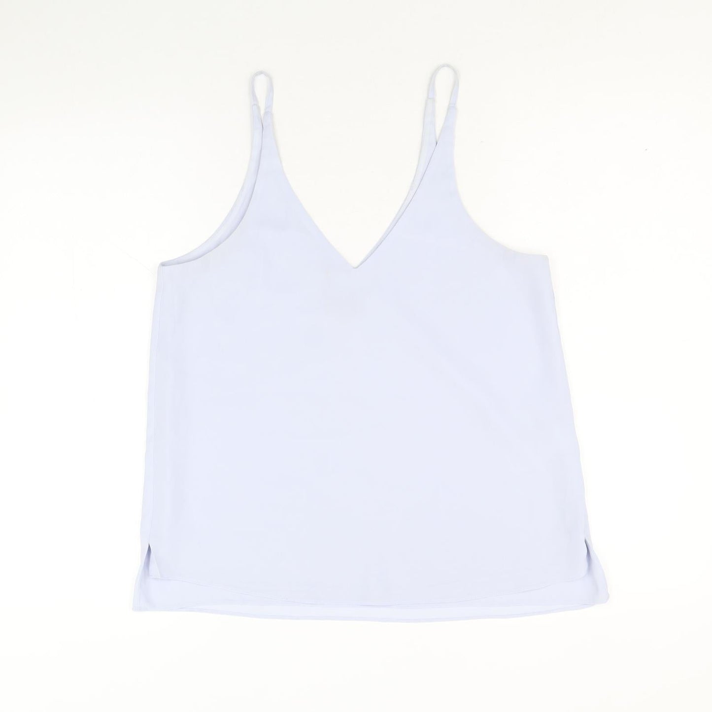 Womens UK Size 10 Topshop Blue Basic Tank