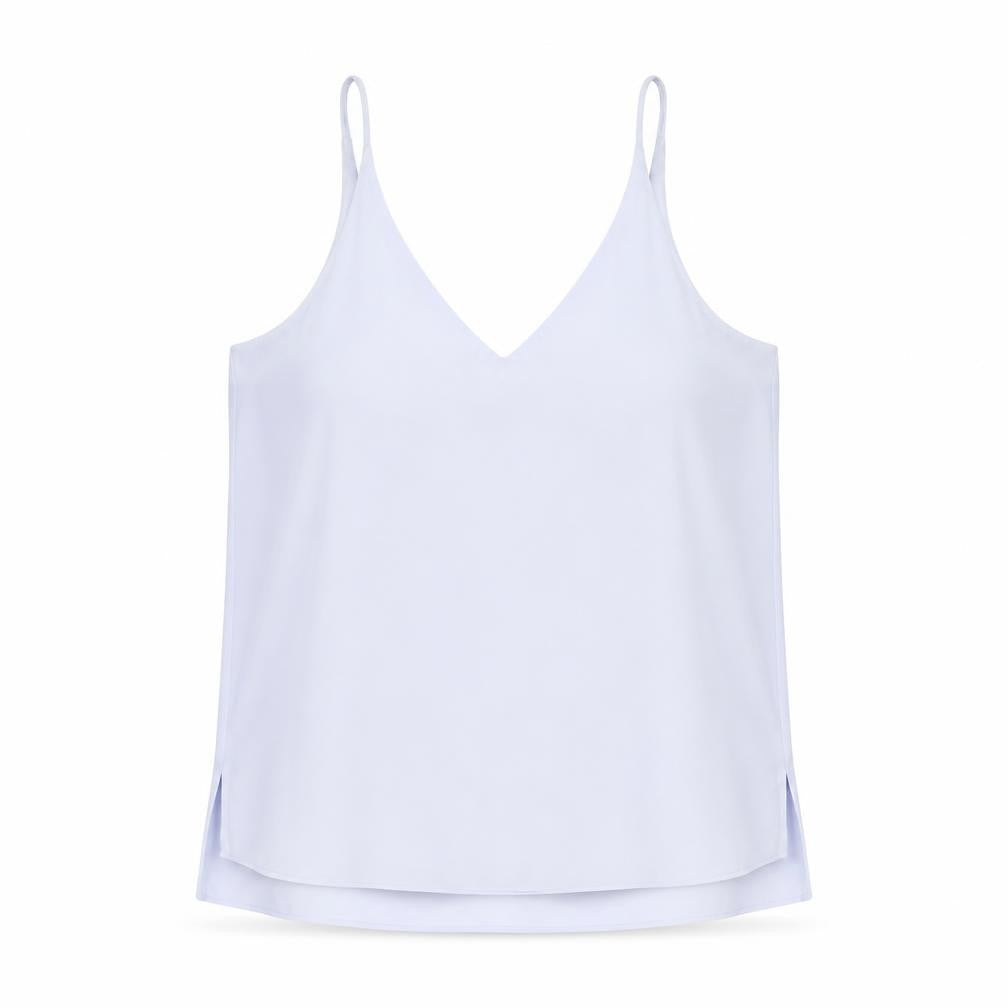 Womens UK Size 10 Topshop Blue Basic Tank