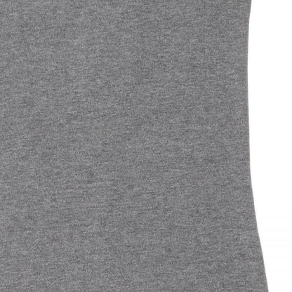 True Decadence Womens Grey Polyester Bodycon Size 8 Roll Neck Pullover