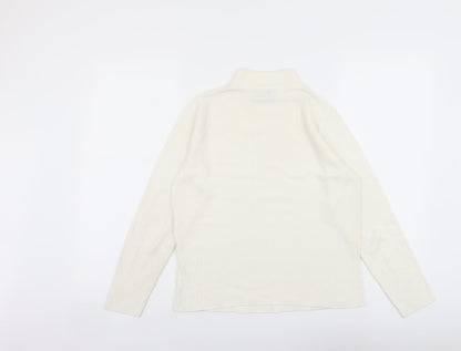 Womens UK Size 12 Emreco Ivory Pullover Jumper