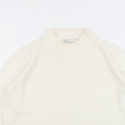 Womens UK Size 12 Emreco Ivory Pullover Jumper
