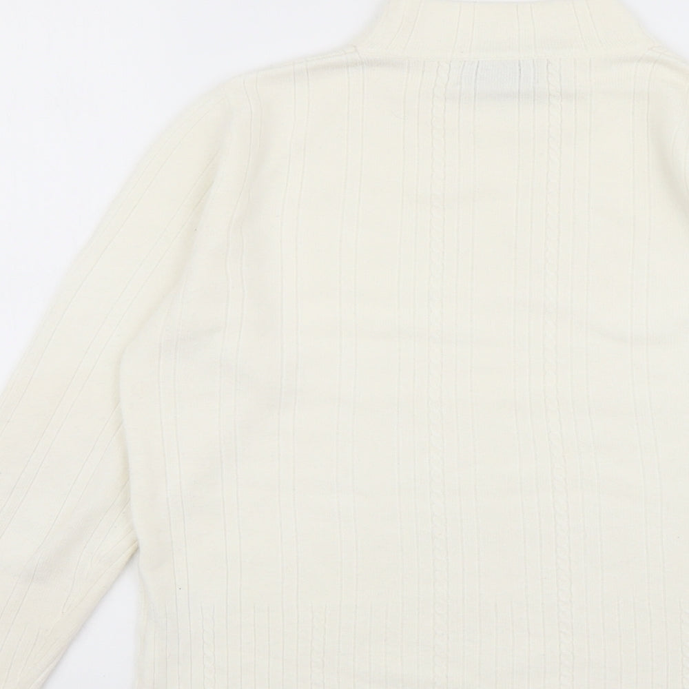 Womens UK Size 12 Emreco Ivory Pullover Jumper