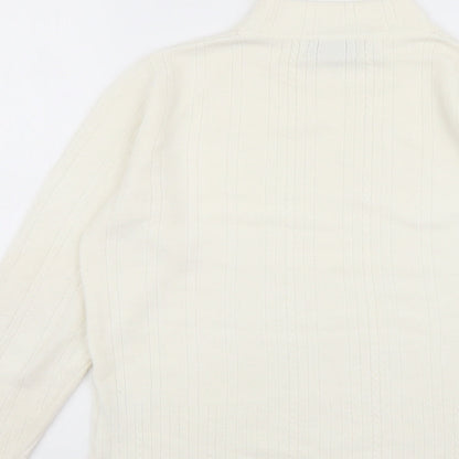 Womens UK Size 12 Emreco Ivory Pullover Jumper