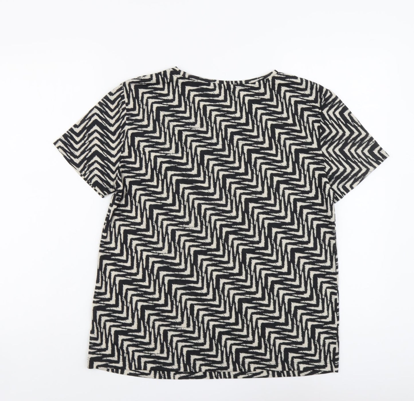 Womens UK Size 8 Marks and Spencer Black Basic T-Shirt
