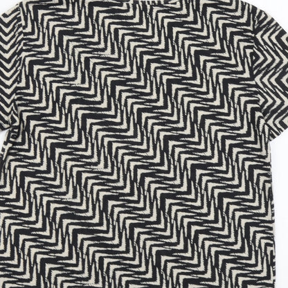 Womens UK Size 8 Marks and Spencer Black Basic T-Shirt