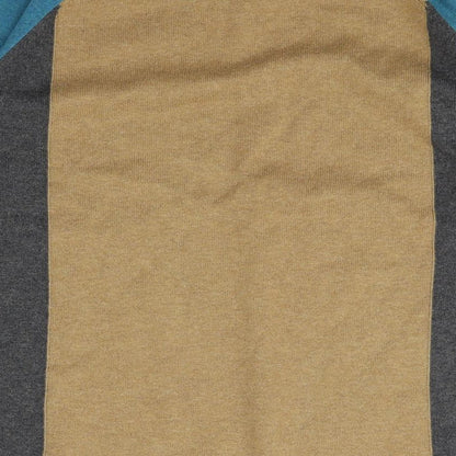Howies Womens Multicoloured Round Neck Cotton Pullover Jumper Size S - Coulorblock