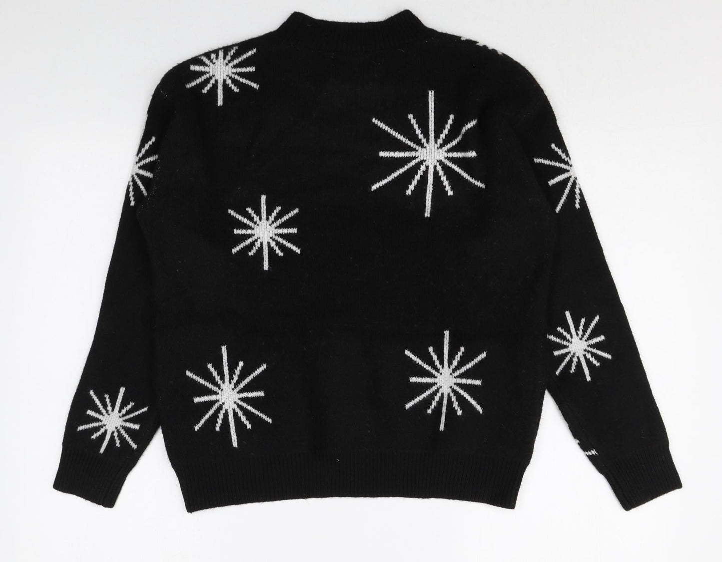 Womens UK Size S Marks and Spencer Black Pullover Jumper