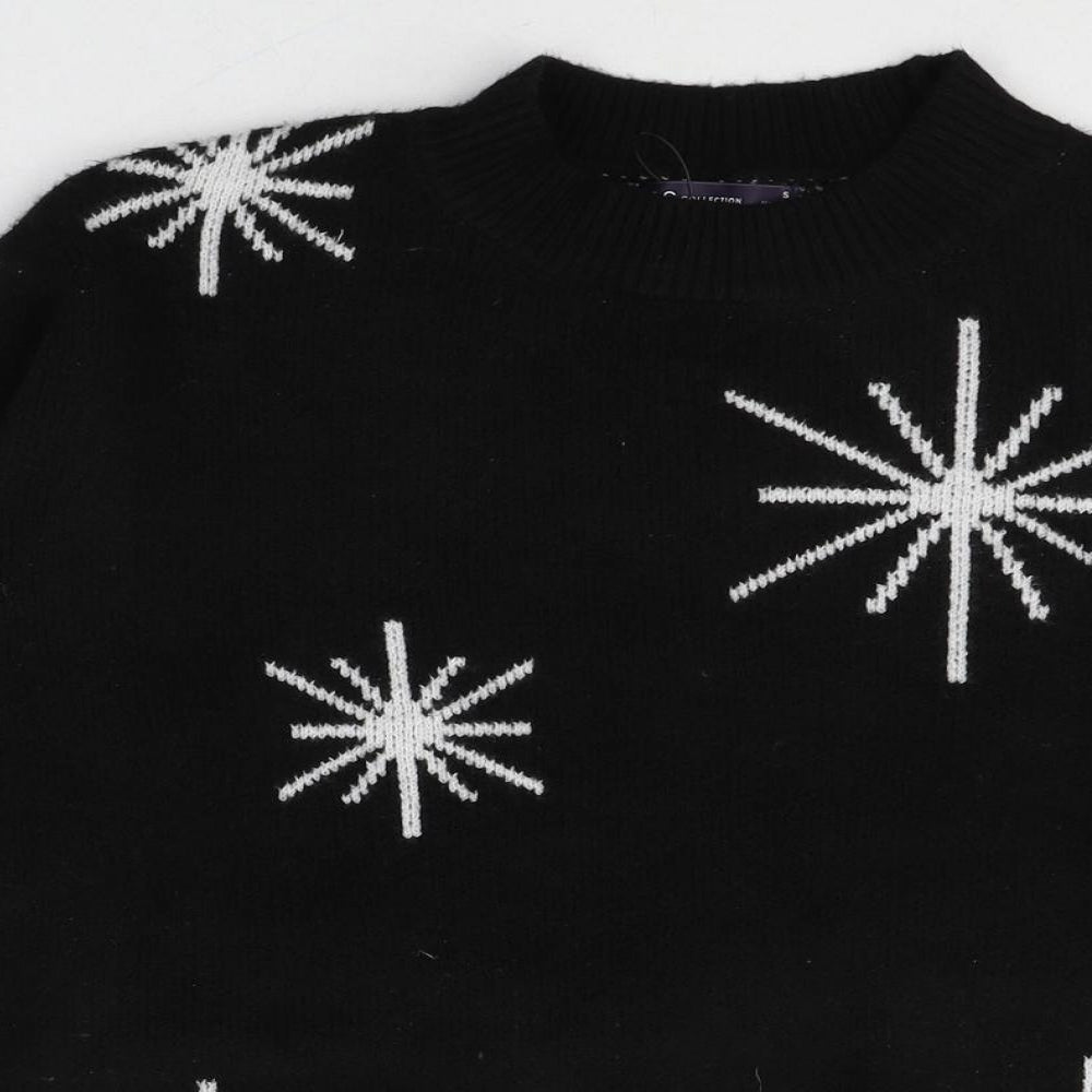 Womens UK Size S Marks and Spencer Black Pullover Jumper