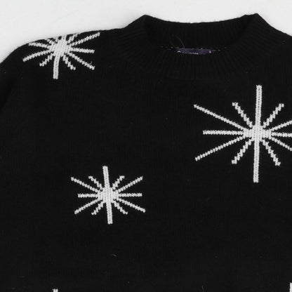 Womens UK Size S Marks and Spencer Black Pullover Jumper