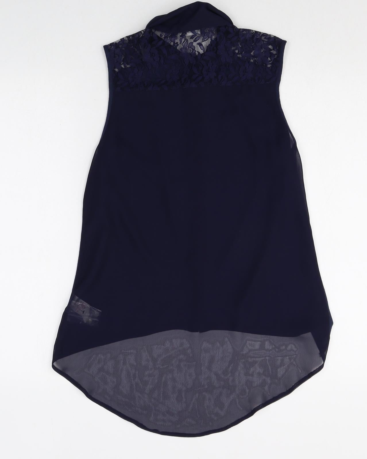 Atmosphere Womens Purple Floral Polyester Basic Button-Up Size 12 Collared