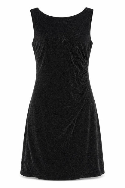 Wallis Womens Black Nylon A-Line Size 12 Round Neck Pullover
