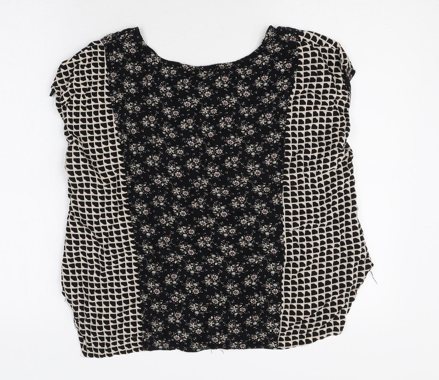 Womens UK Size L Solitaire Multicoloured Basic Blouse