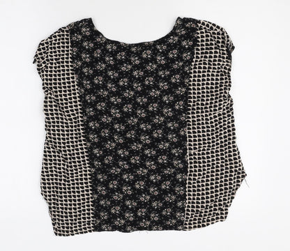 Womens UK Size L Solitaire Multicoloured Basic Blouse