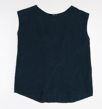 Womens UK Size 14 Oasis Green Basic Tank