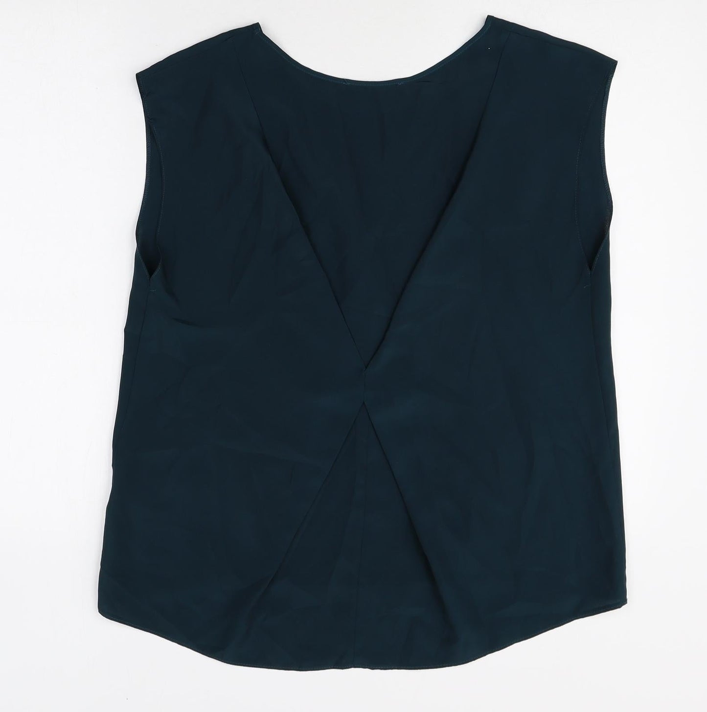 Womens UK Size 14 Oasis Green Basic Tank