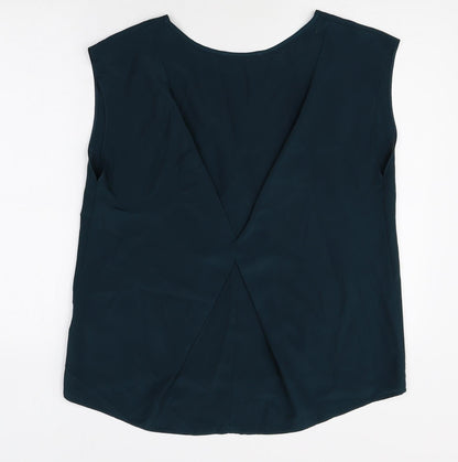 Womens UK Size 14 Oasis Green Basic Tank