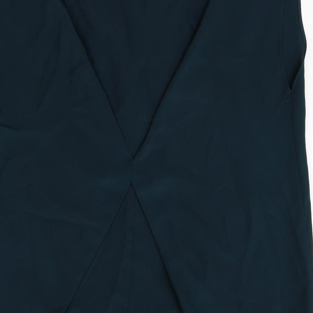 Womens UK Size 14 Oasis Green Basic Tank
