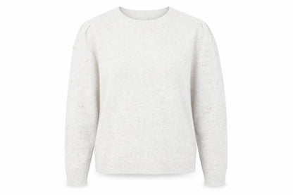 Womens UK Size L Preworn Grey Pullover Jumper