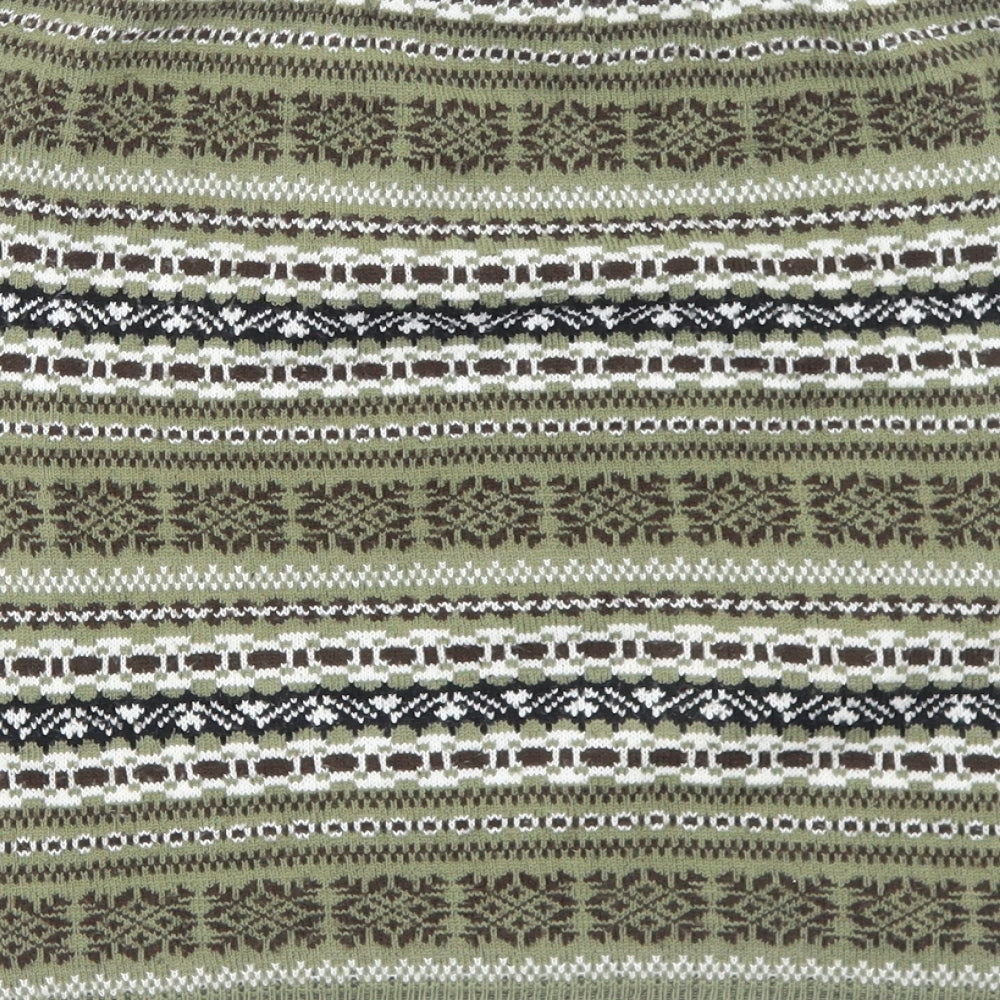 Parisian Collection Womens Green Geometric Acrylic Straight & Pencil Skirt Size S