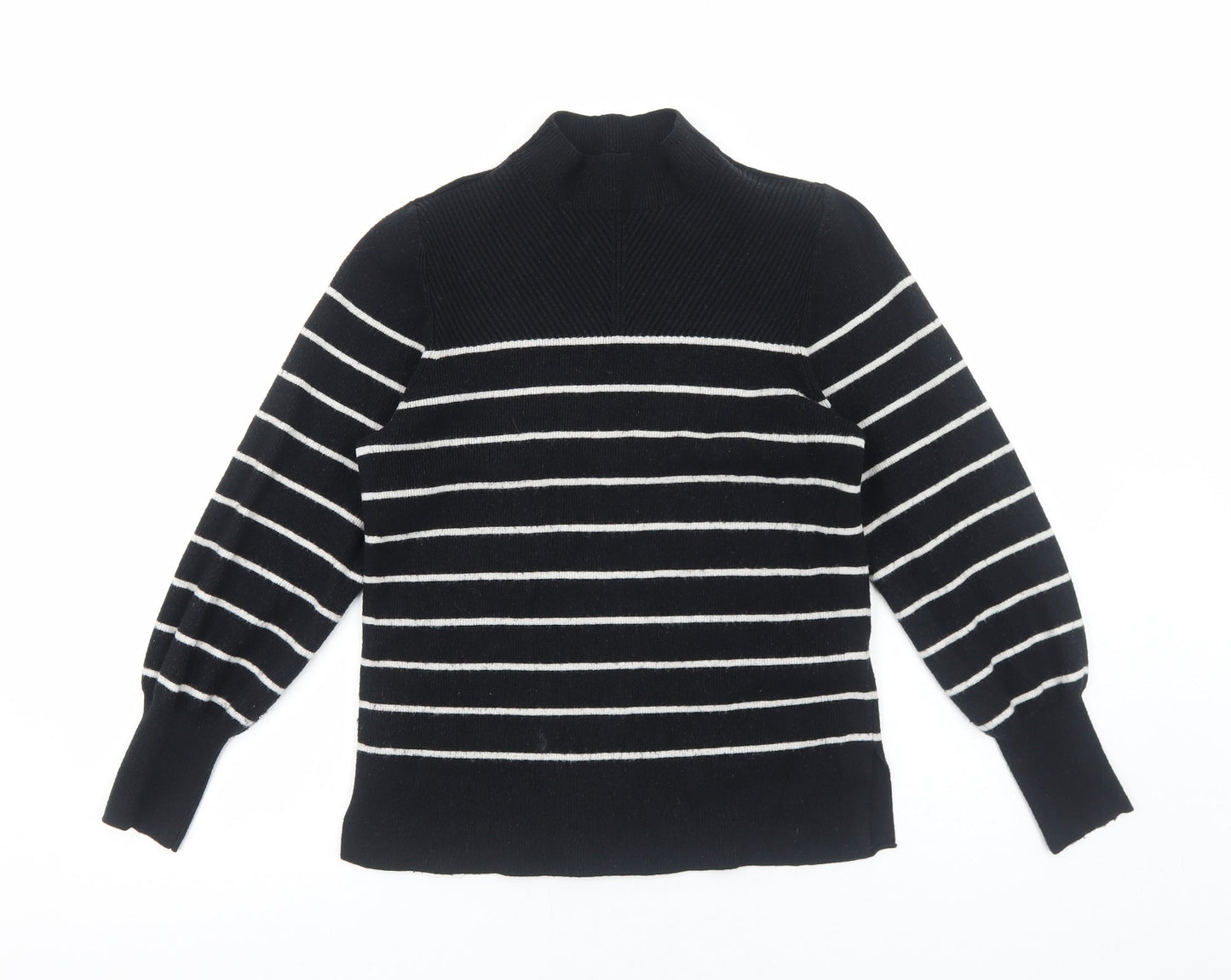 Womens UK Size M Marks and Spencer Black Pullover Jumper