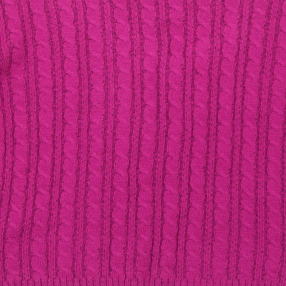 Womens UK Size M CHIC Pink Pullover Jumper