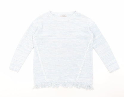 Womens UK Size 12 Marks and Spencer Blue Pullover Jumper