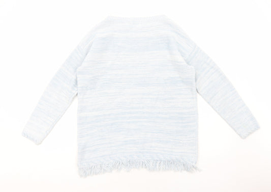 Womens UK Size 12 Marks and Spencer Blue Pullover Jumper
