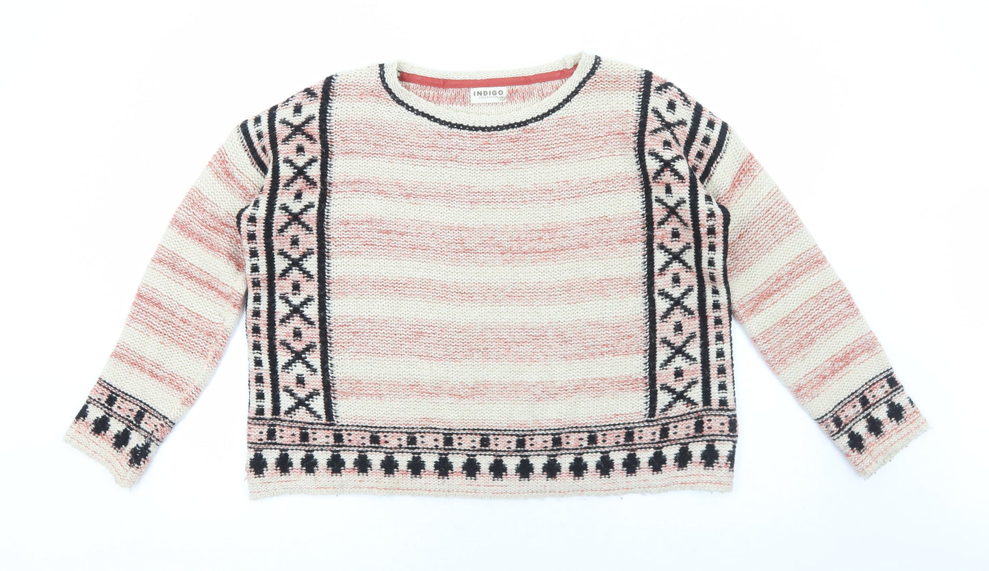 Womens UK Size 12 Marks and Spencer Red Pullover Jumper