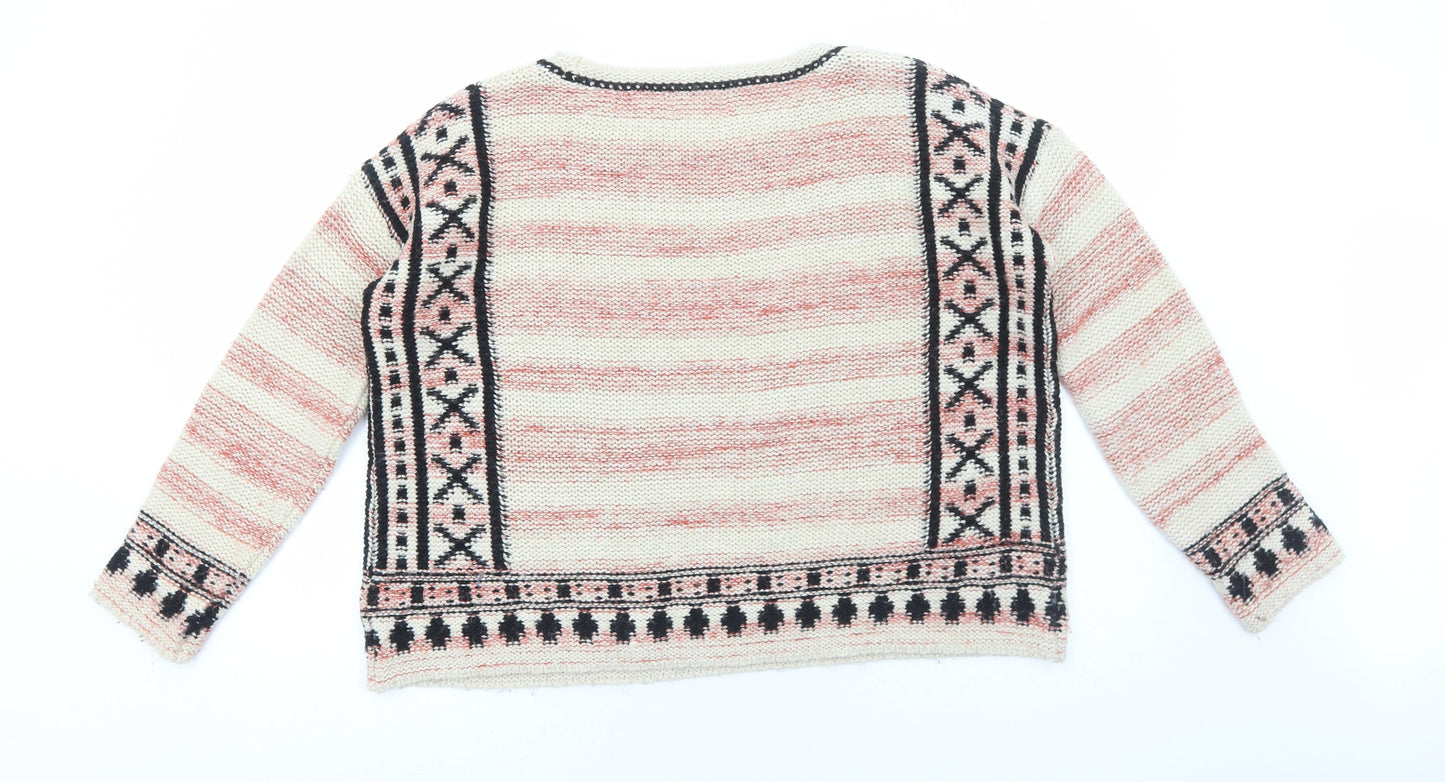 Womens UK Size 12 Marks and Spencer Red Pullover Jumper