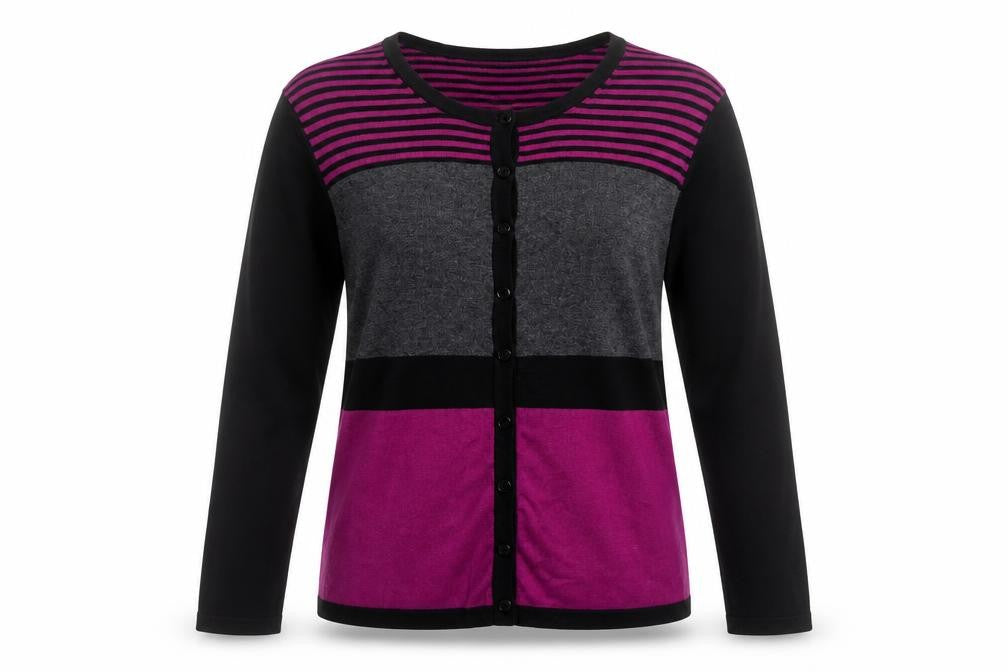 Womens UK Size S Precis Purple Cardigan Jumper