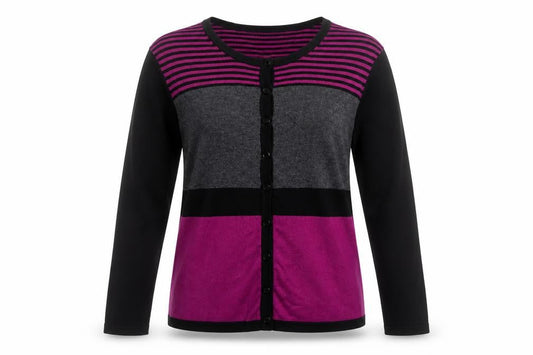 Womens UK Size S Precis Purple Cardigan Jumper