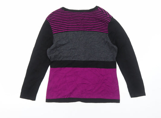 Womens UK Size S Precis Purple Cardigan Jumper