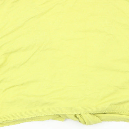 Womens UK Size XL Wallis Yellow Cardigan Jumper