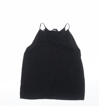 Womens UK Size 12 New Look Black Basic Tank