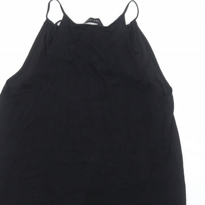 Womens UK Size 12 New Look Black Basic Tank