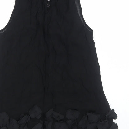 Womens UK Size 12 NEXT Black Basic Tank