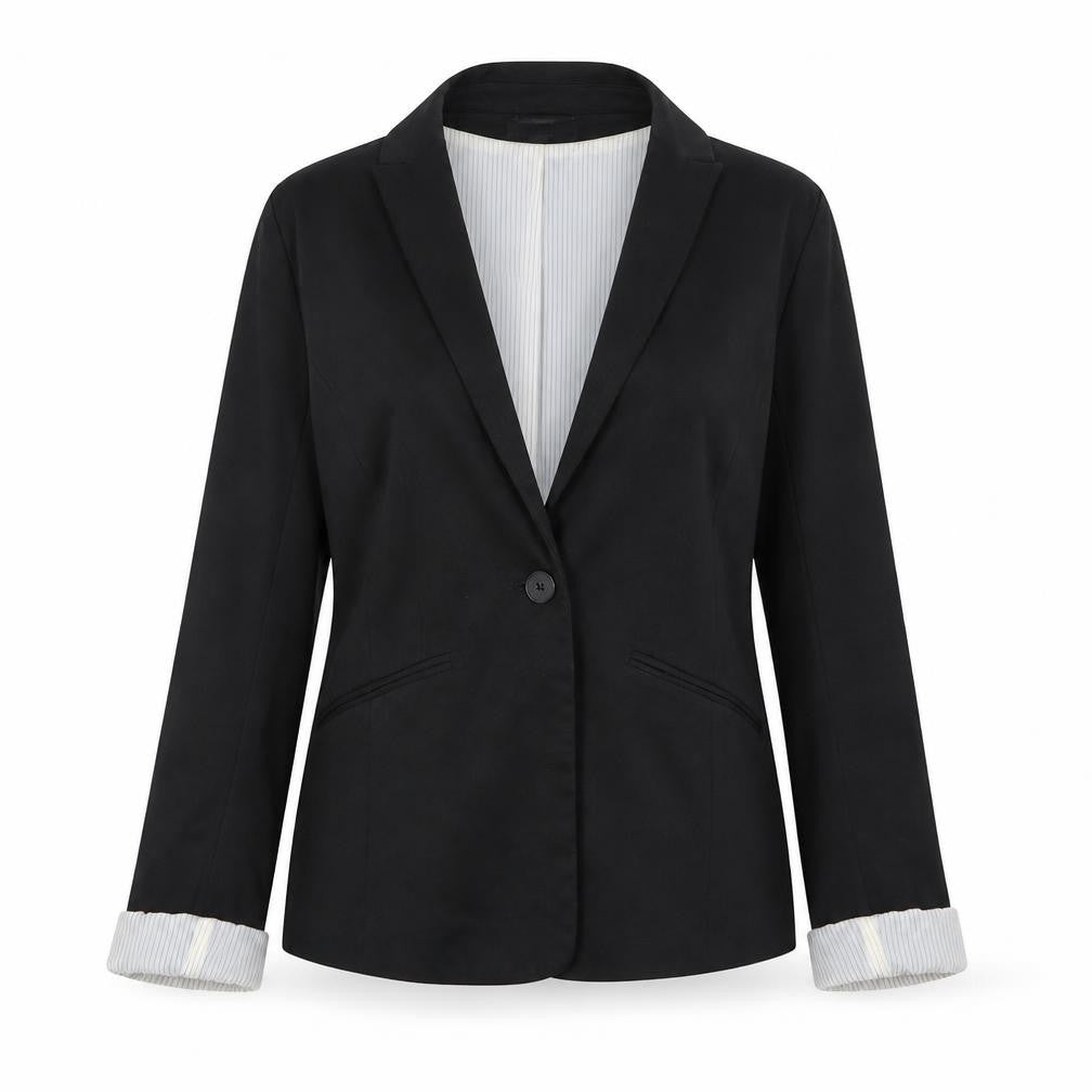 Womens UK Size 10 Kaleidoscope Regular Black Blazer