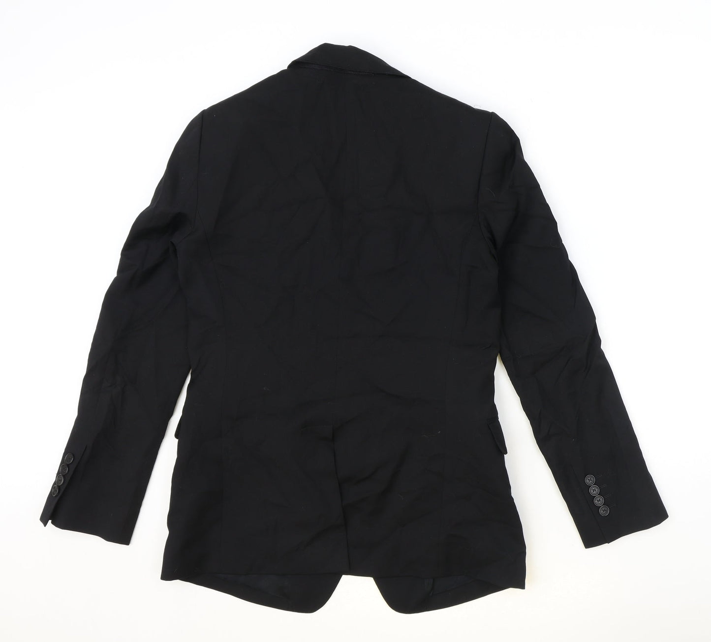 Womens UK Size 10 Preworn Regular Black Blazer